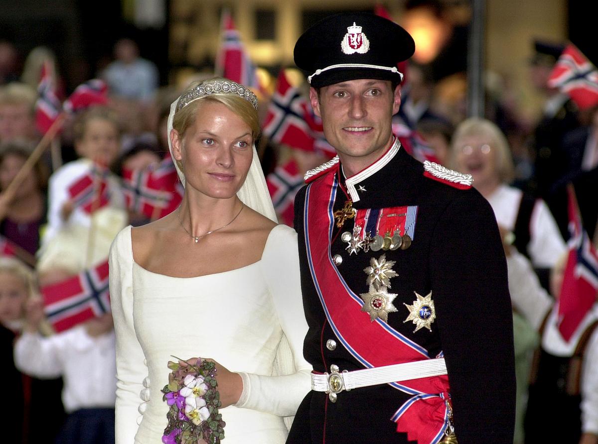 Das Brautkleid von Mette-Marit von Norwegen.