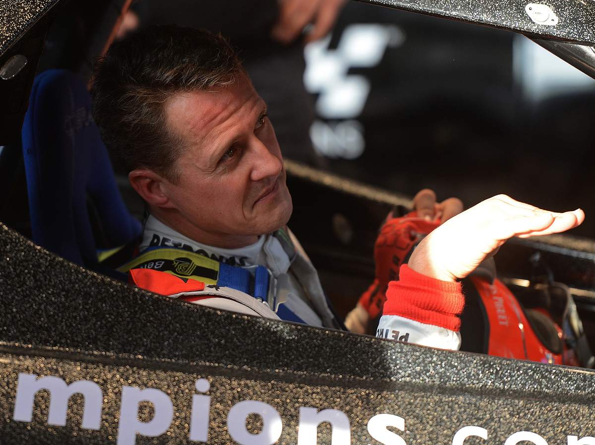 Michael Schumacher im Rennwagen