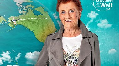 Seniorin Marianne möchte sich bei Mit 80 Jahren um die Welt einen Herzenswunsch erfüllen. - Foto: ZDF / Svea Pietschmann / Alpenblick / KNSK