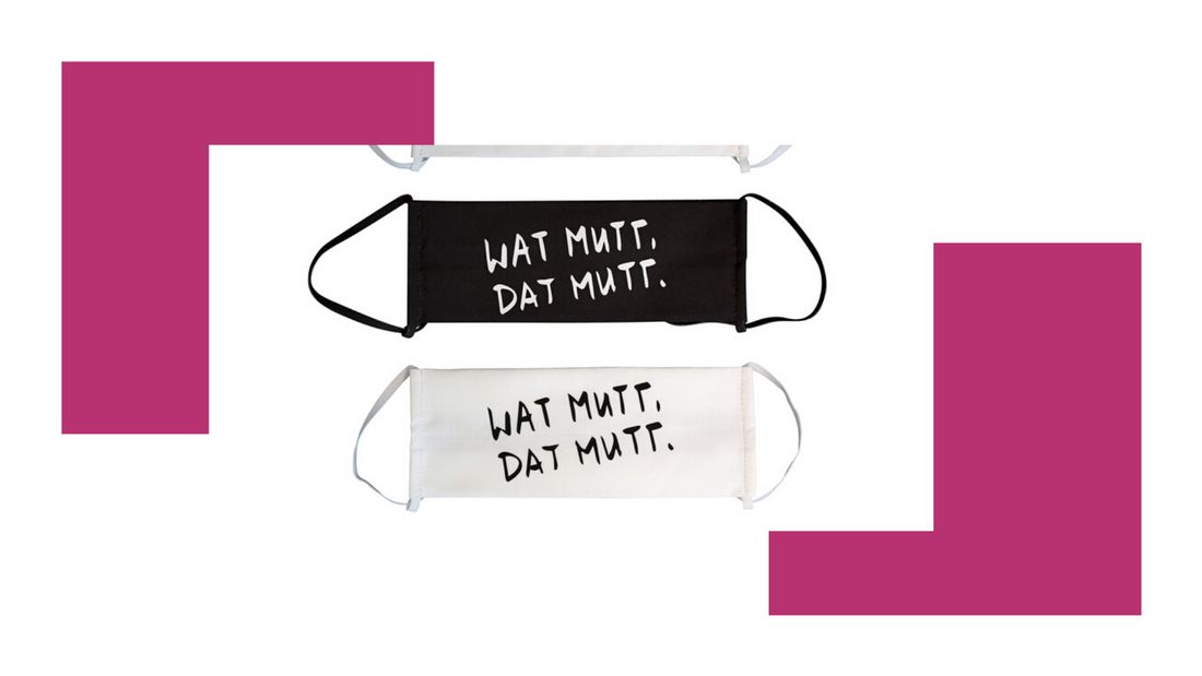 Mundschutz kaufen mundschutz-masken in schwarz und weiß aur weißem hintergrund
