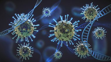 Viren wie das Coronavirus können mutieren. - Foto: iStock / matejmo