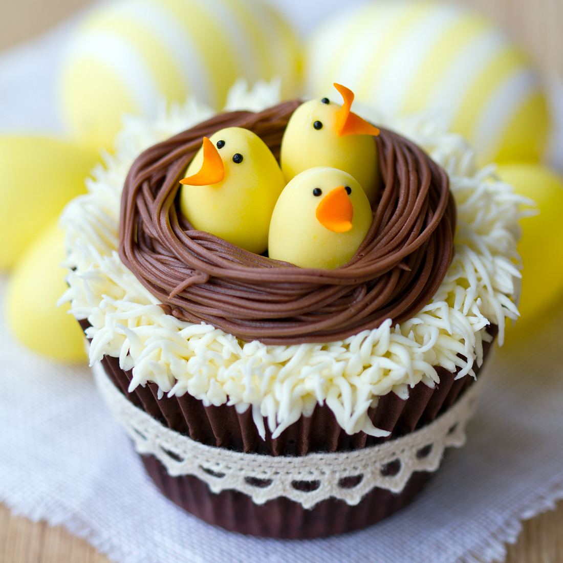 Ostercupcakes mit Küken