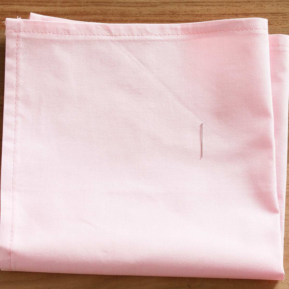 Serviette aus Stoff. Stoffserviette.