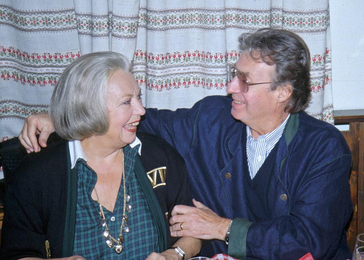 Peter Alexander und seine Ehefrau Hilde in späteren Jahren.