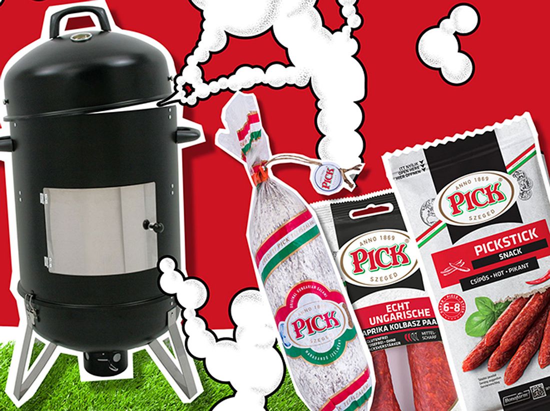 PICK ungarische Salami & BBQ-Smoker gewinnen PICK ungarische Salami & BBQ-Smoker gewinnen