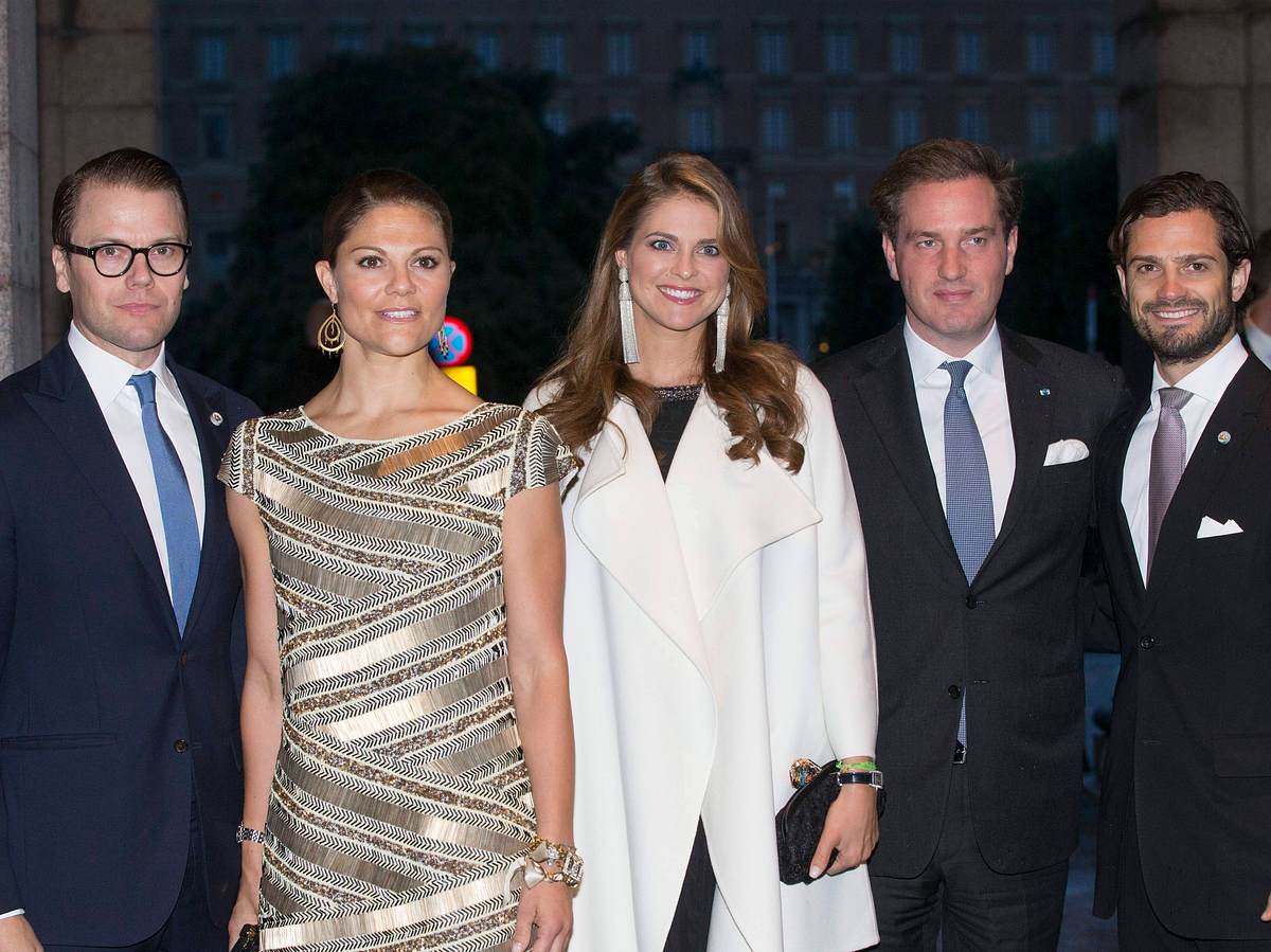 Prinz Daniel, Kronprinzessin Victoria, Prinzessin Madeleine, Chris O Neill, Prinz Carl Philip