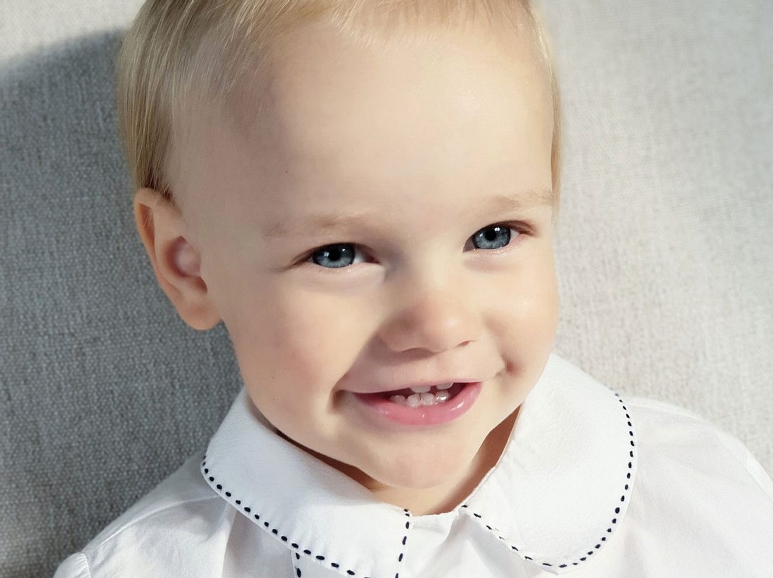Prinz Gabriel von Schweden wurde zwei Jahre alt.