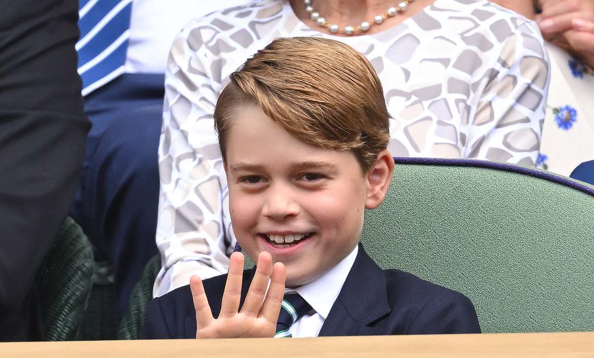 Prinz George beim Tennis-Finale der Männer im Juli 2022 in London.