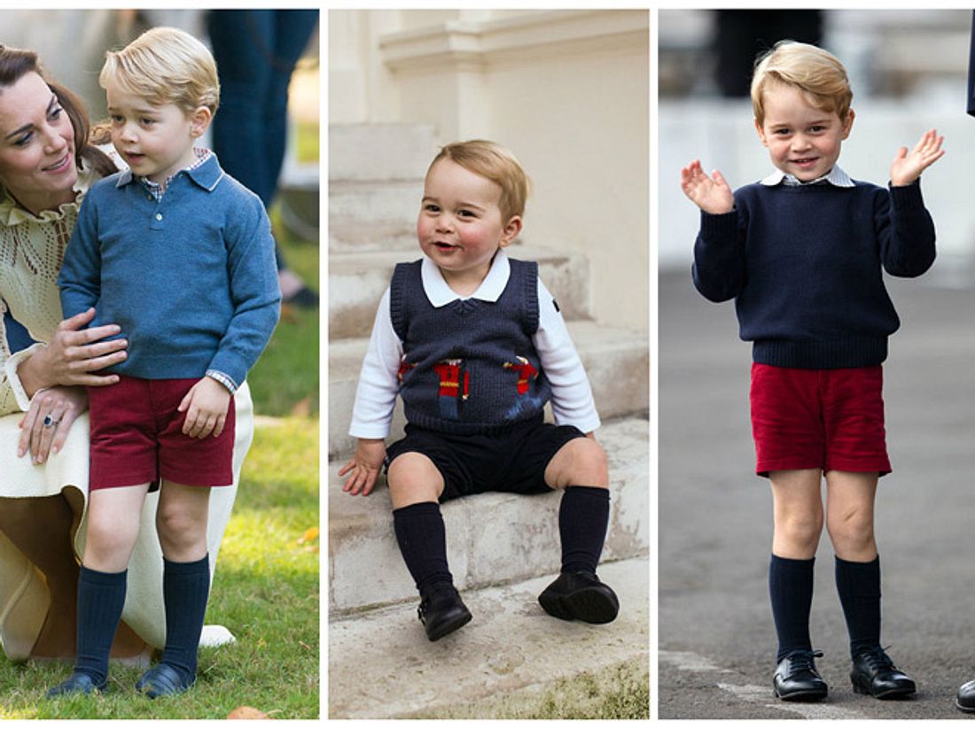 Darum trägt Prinz George immer kurze Hosen.