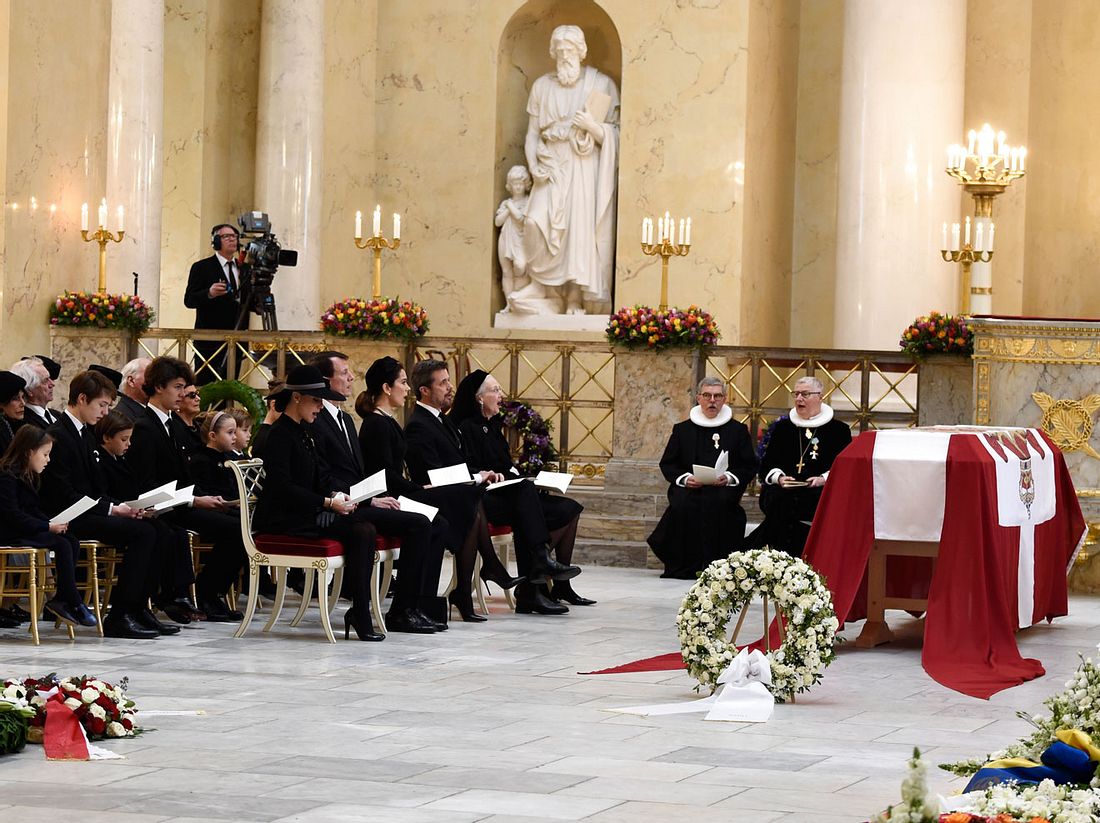 Die Trauerfeier von Prinz Henrik fand im kleinsten Kreis statt.