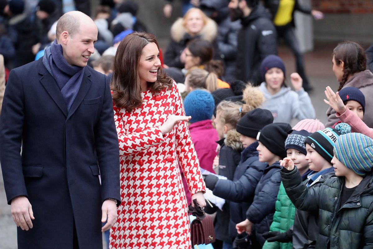 Prinz William und Kate besuchen Schule in Stockholm. Prinz William und Kate besuchen Schule in Stockholm.