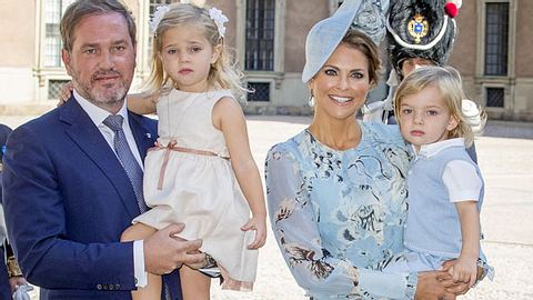 Prinzessin Madeleine von Schweden mit Ehemann Christopher ONeill und ihren gemeinsamen Kindern. - Foto: Patrick van Katwijk / Getty Images