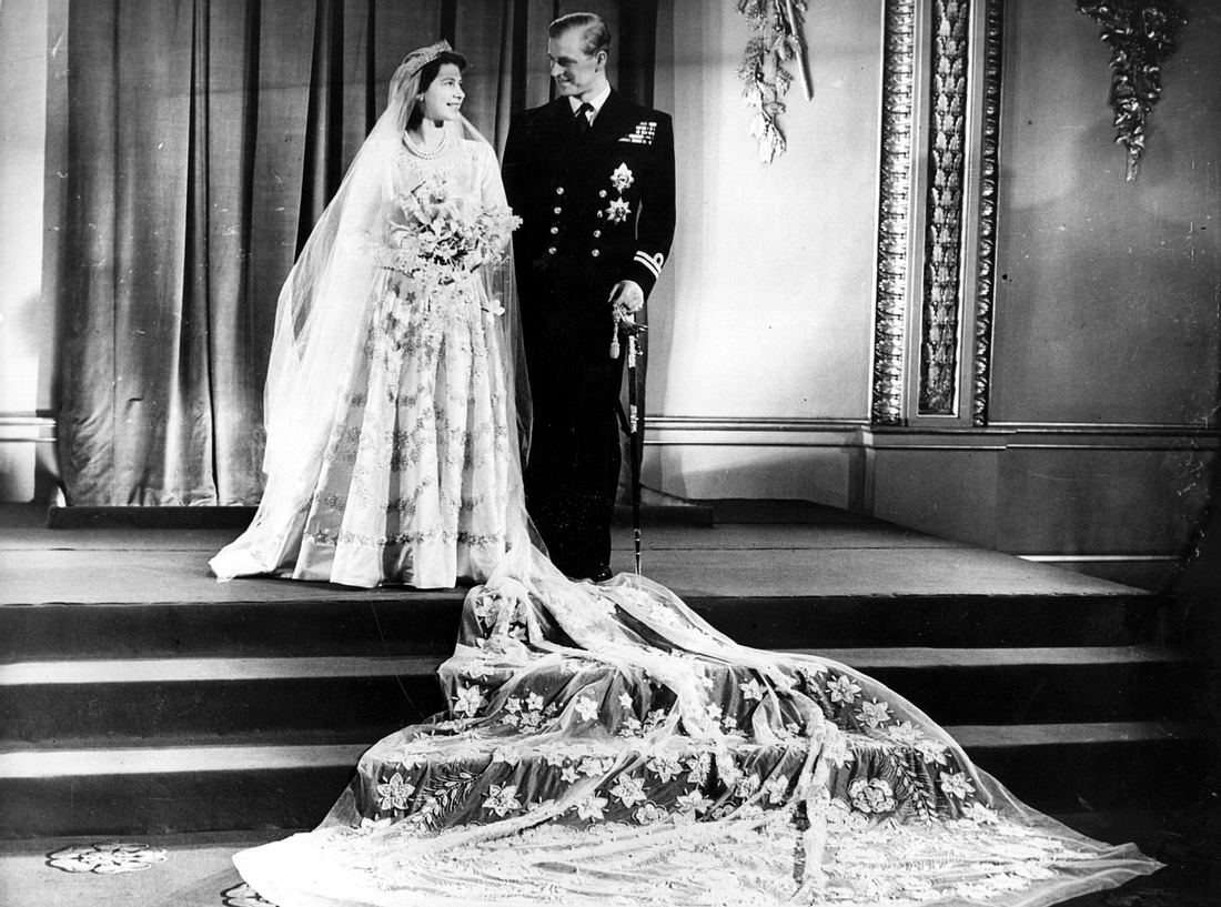 Das Brautkleid von Queen Elizabeth II. 