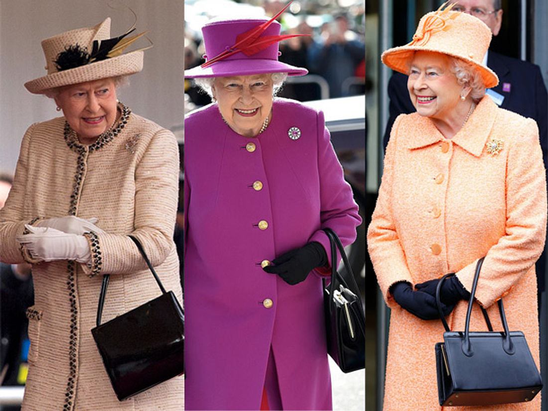 Queen Elizabeth: Das Geheimnis hinter ihren Handtaschen. 