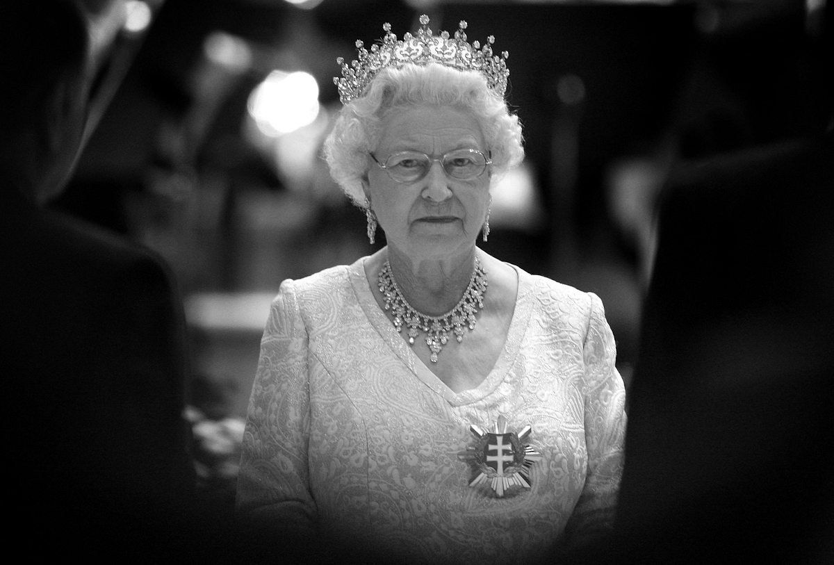 Queen Elizabeth II. im Jahr 2008 in Bratislava.