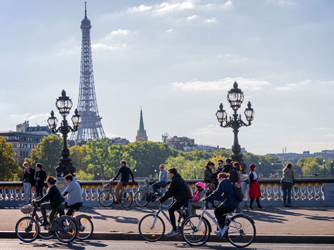 Nachdem Sie Paris von seiner schönsten Seite gesehen haben, steigen Sie auf's
Rad und machen sich auf den Weg nach London. Von Paris aus begeben Sie sich auf den Weg durch Europa nach London.