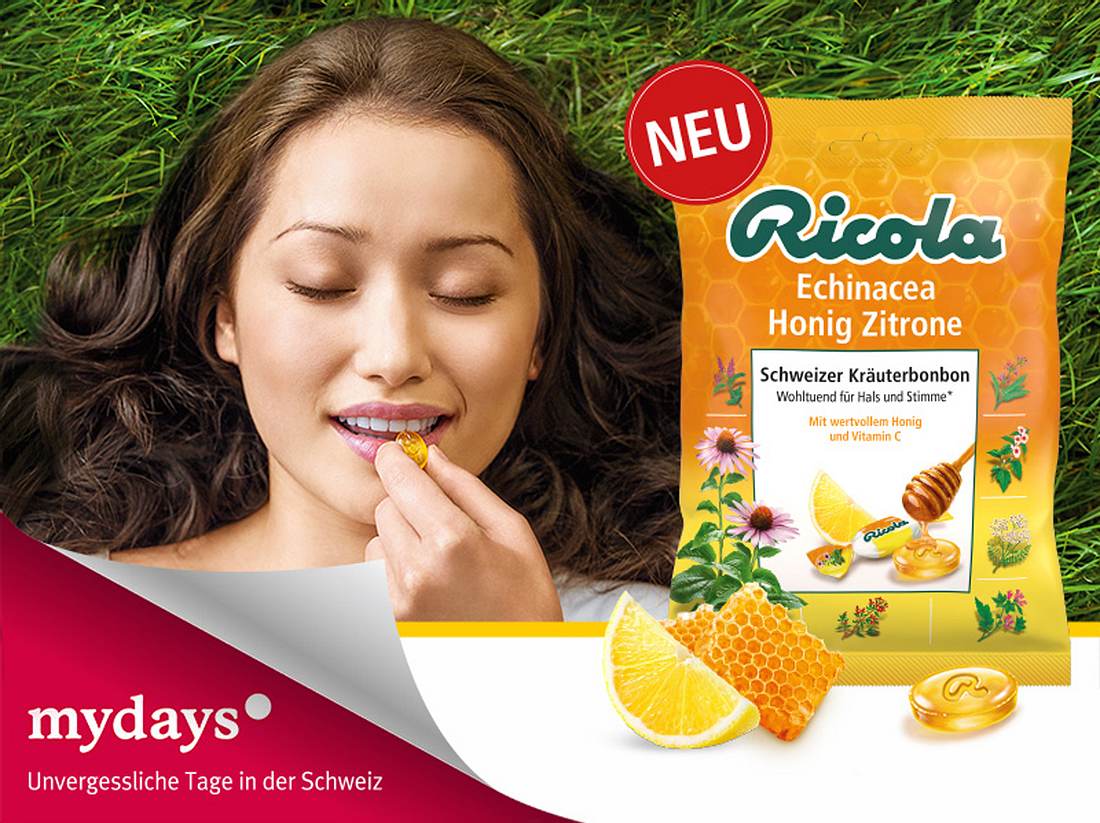 Gewinne mit Ricola ein Romantikwochenende in der Schweiz Gewinne mit Ricola ein Romantikwochenende in der Schweiz