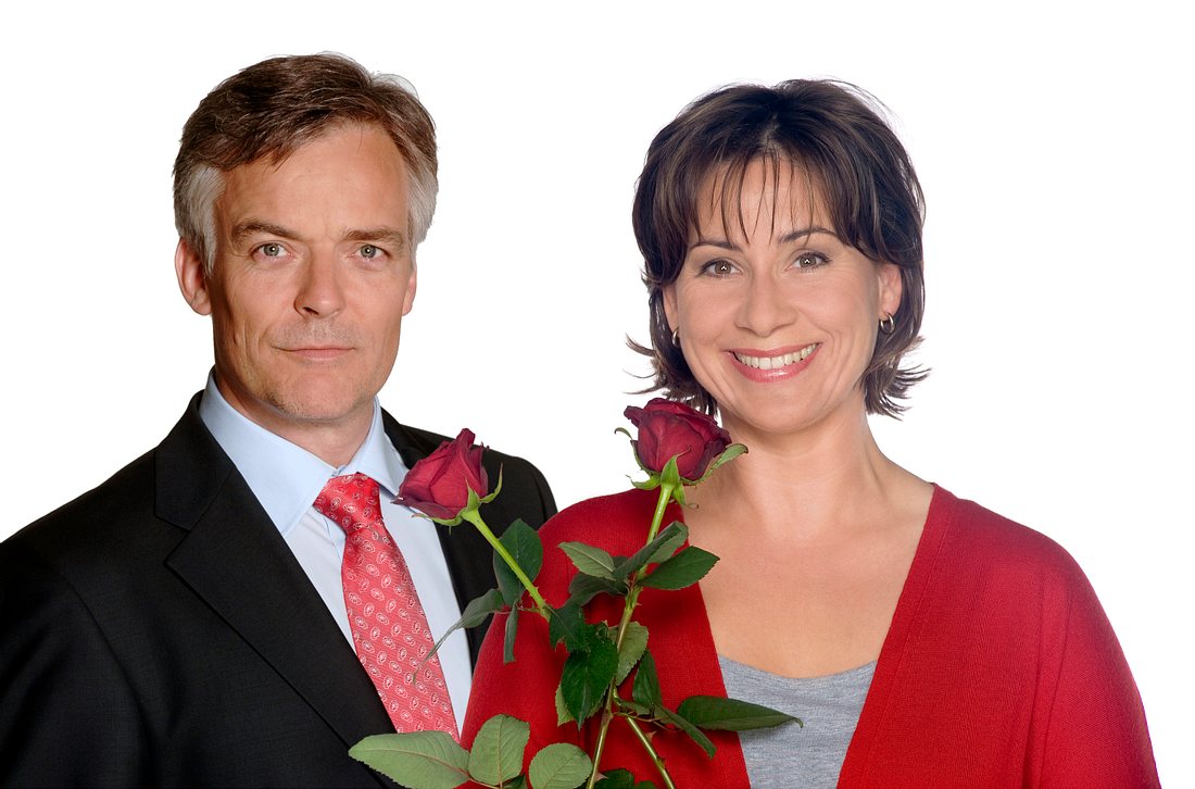 Traumpaar der 4. Staffel Rote Rosen: Charlotte Kröger und Erik Siemers.