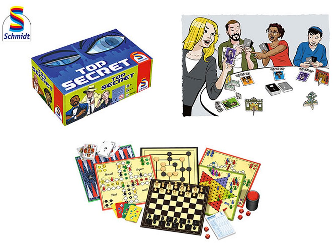 Drei große Schmidt Spiele® Pakete zu gewinnen Drei große Schmidt Spiele® Pakete zu gewinnen