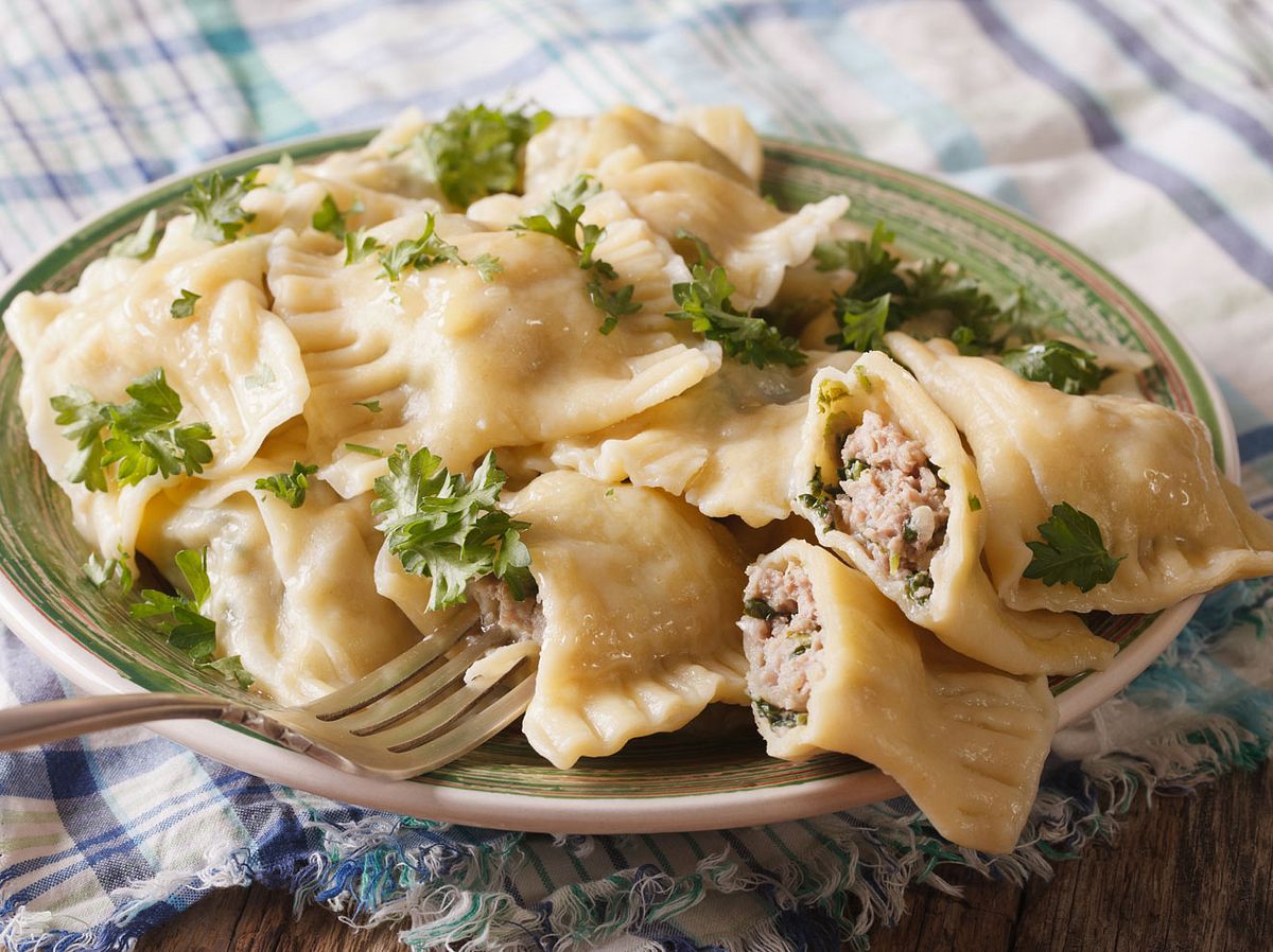 Schwäbische Maultaschen.