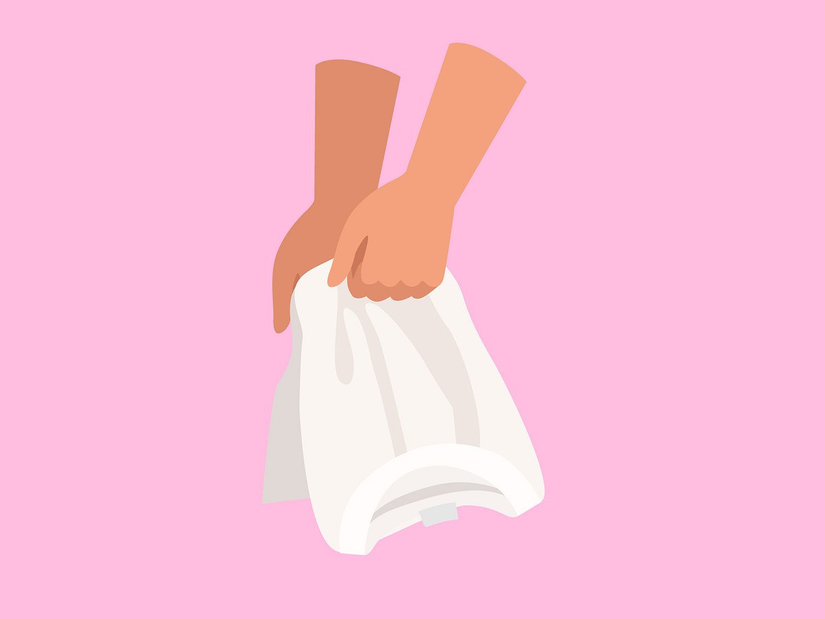 Schweißflecken entfernen auf weißer Wäsche mit Backpulver: Anleitung Schritt 3