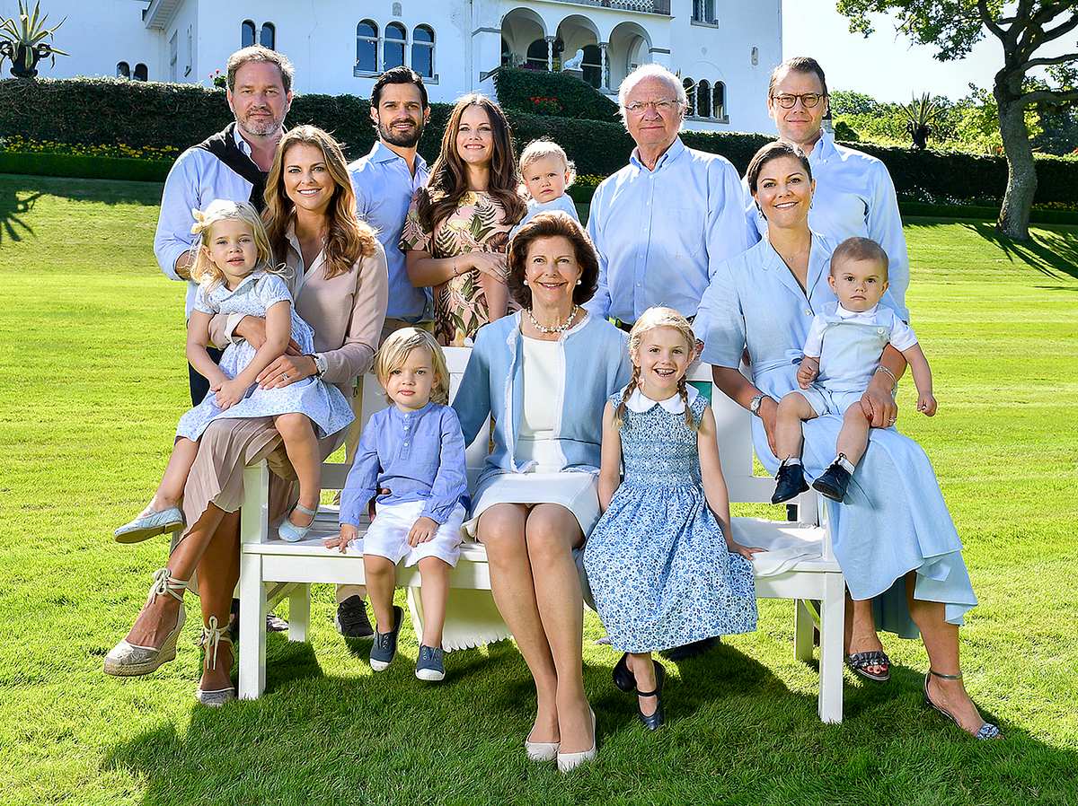 Die schwedische Königsfamilie im Juli 2017.