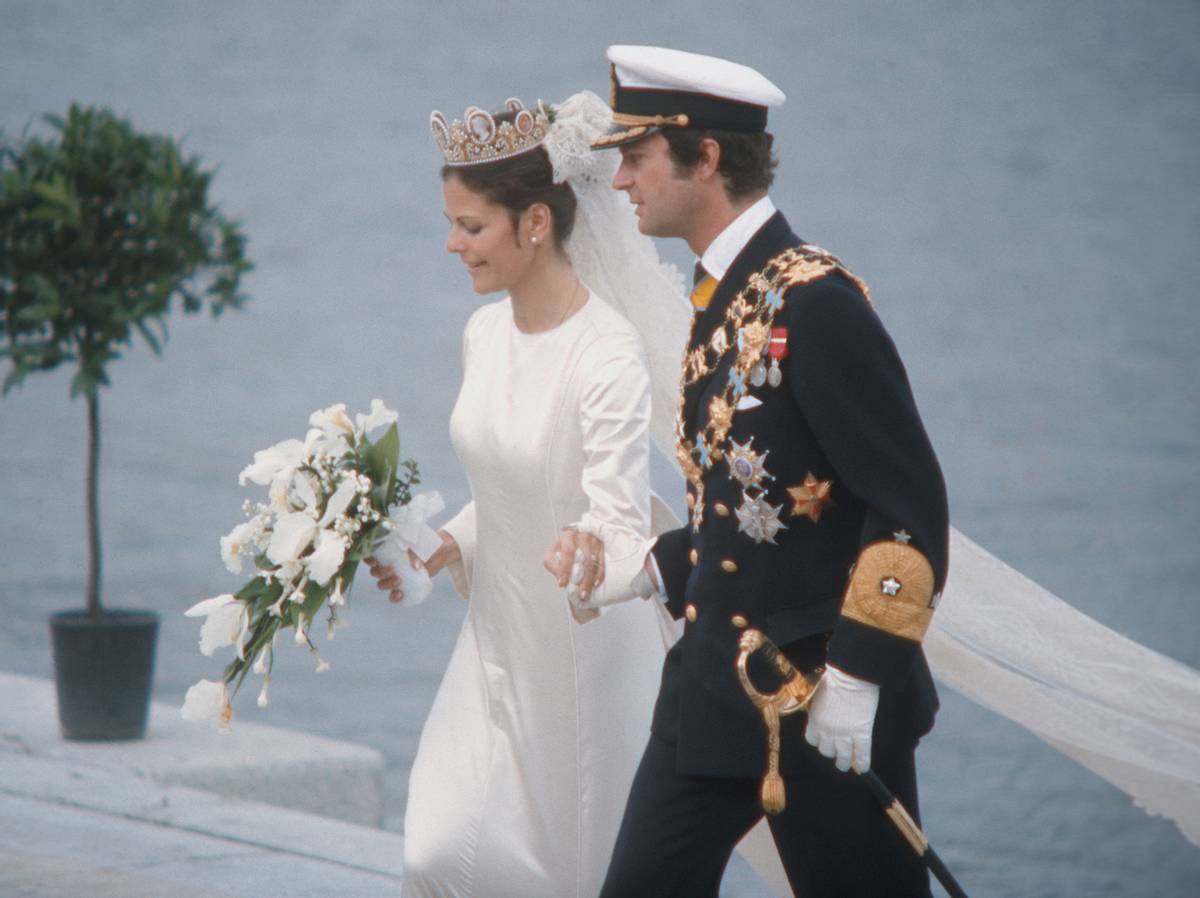 Die Hochzeit von Königin Silvia und König Carl Gustaf.