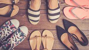 Sommerschuhe- die schönsten Modelle bei hohen Temperaturen - Foto: iStock/ LeszekCzerwonka