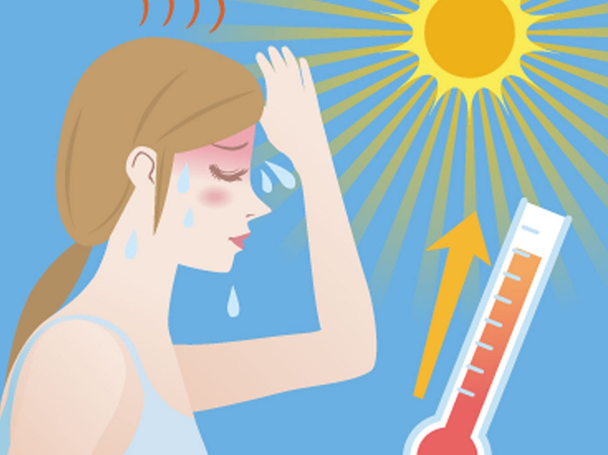 Sonnenstich erkennen und behandeln. Sonnenstich erkennen und behandeln.