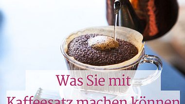 Was Sie mit Kaffeesatz machen können.
