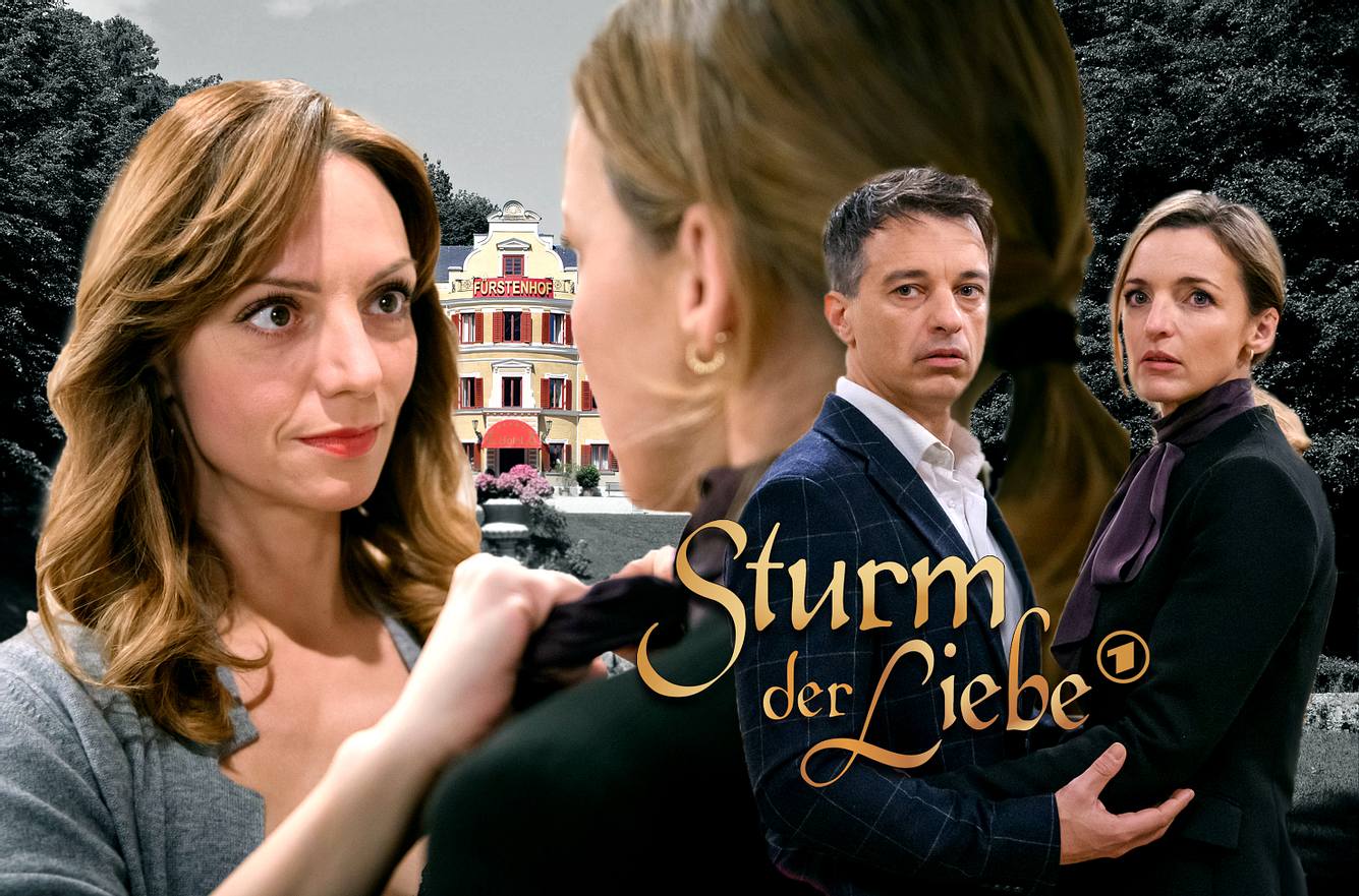Ariane lässt Robert und Lia bei 'Sturm der Liebe' nicht in Ruhe.