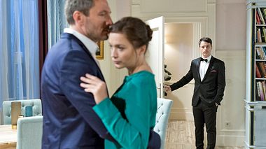 Bei Sturm der Liebe sprühen zwischen Christoph und Eva die Funken. - Foto: ARD/Stella Boda