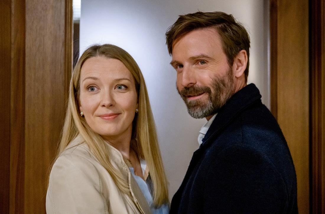 Selina und Cornelius bei 'Sturm der Liebe'. Selina und Cornelius bei 'Sturm der Liebe'.