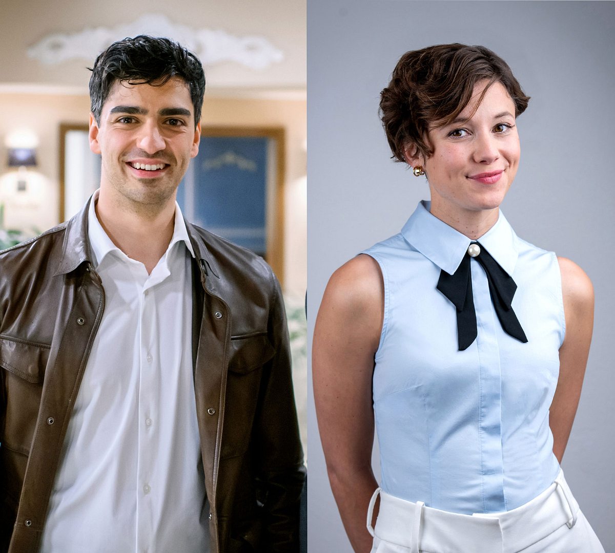 Eleni Schwarzbach (Dorothée Neff) und (Leander Saalfeld) Marcel Zuschlag sind das Traumpaar der 19. Staffel von 'Sturm der Liebe'.