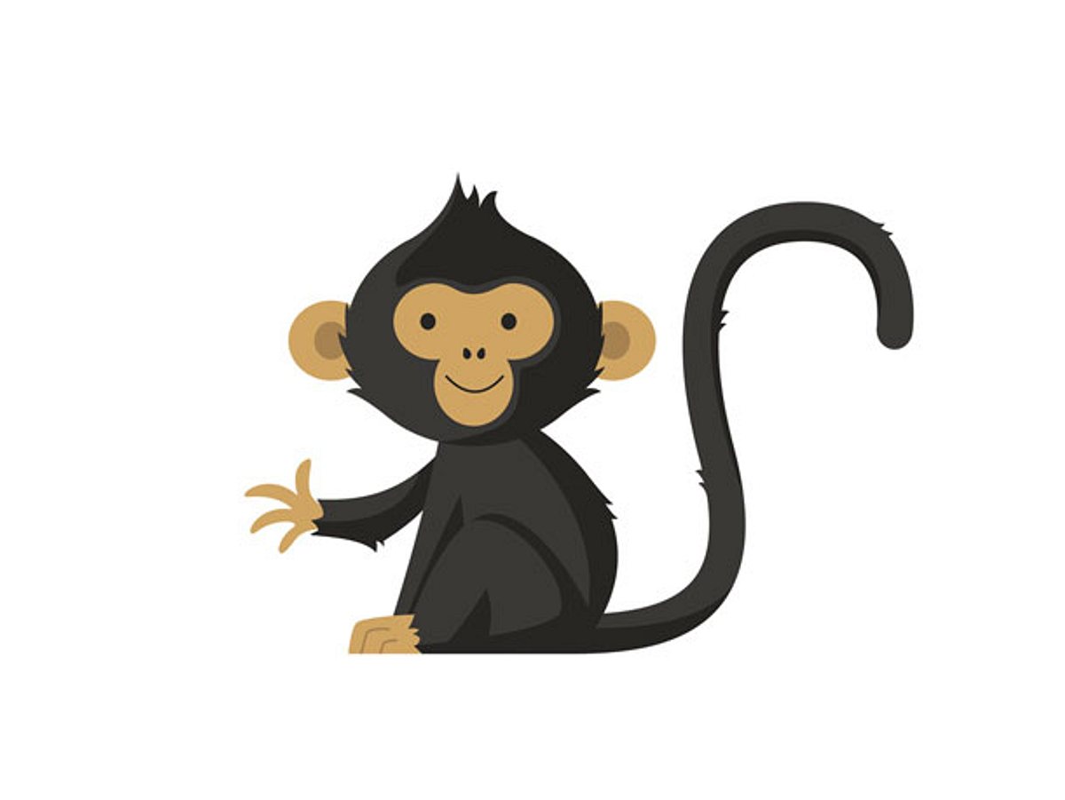 Was ein Affe als Symbol im Selbsttest bedeutet.