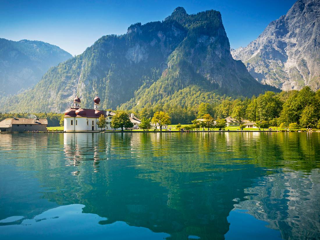 Königssee in Oberbayern. Königssee in Oberbayern.