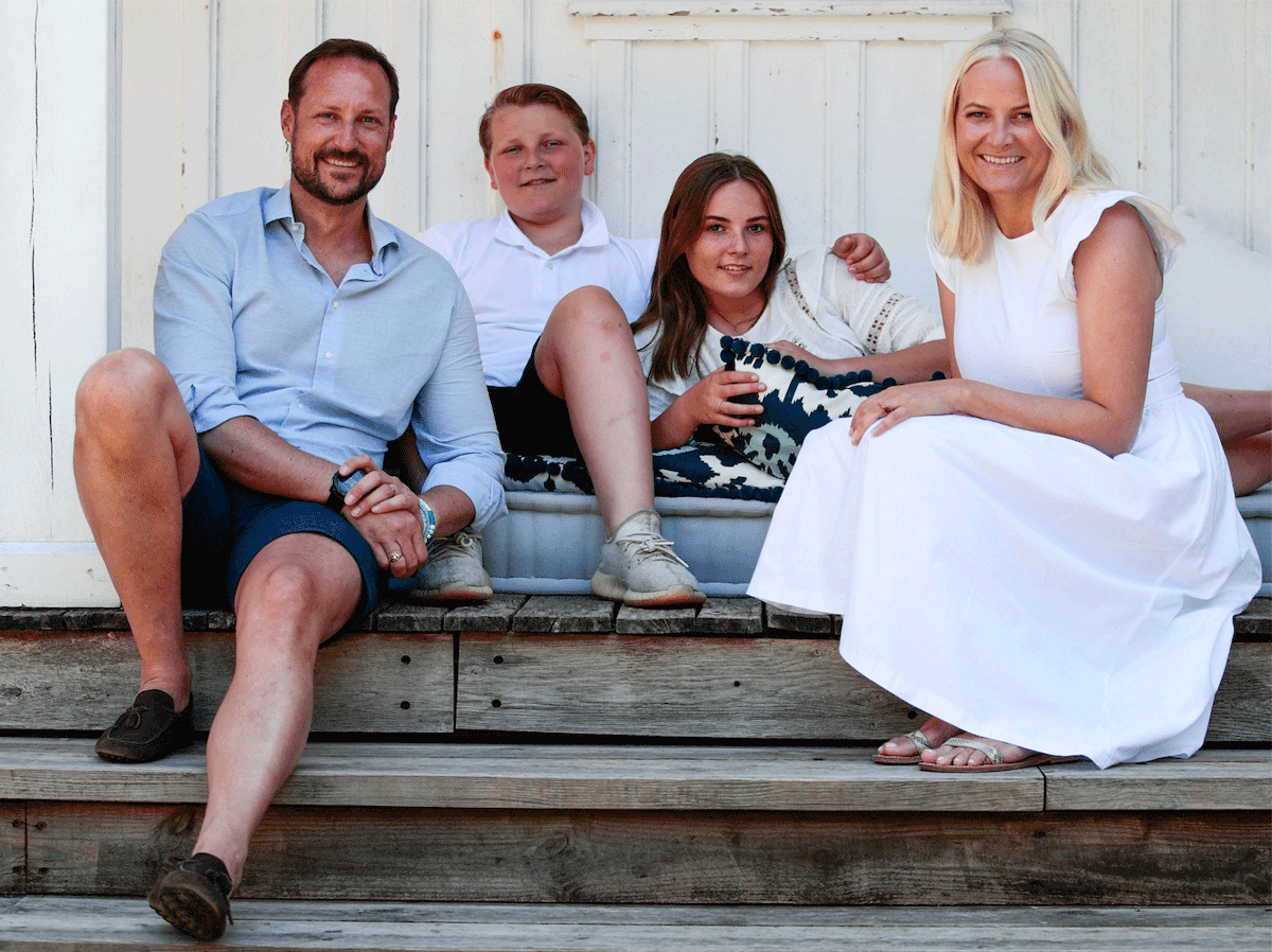 Die norwegischen Royals verbringen ihren Familienurlaub im Ferienhaus.
