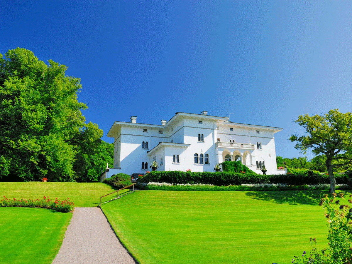 Urlaub der Royals: Auf Schloss Solliden verbringen ihn die Schweden.