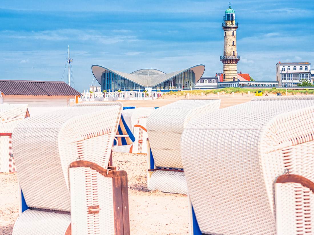Strand Warnemünde. Strand Warnemünde.