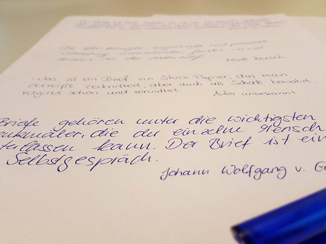 So verschieden wie unsere Handschriften, sind auch unsere Charaktere. Oft ist es
erstaunlich, wie genau die Persönlichkeit bei einer Handschriftanalyse getroffen
wird. Verschiedene Handschriften Bedeutung