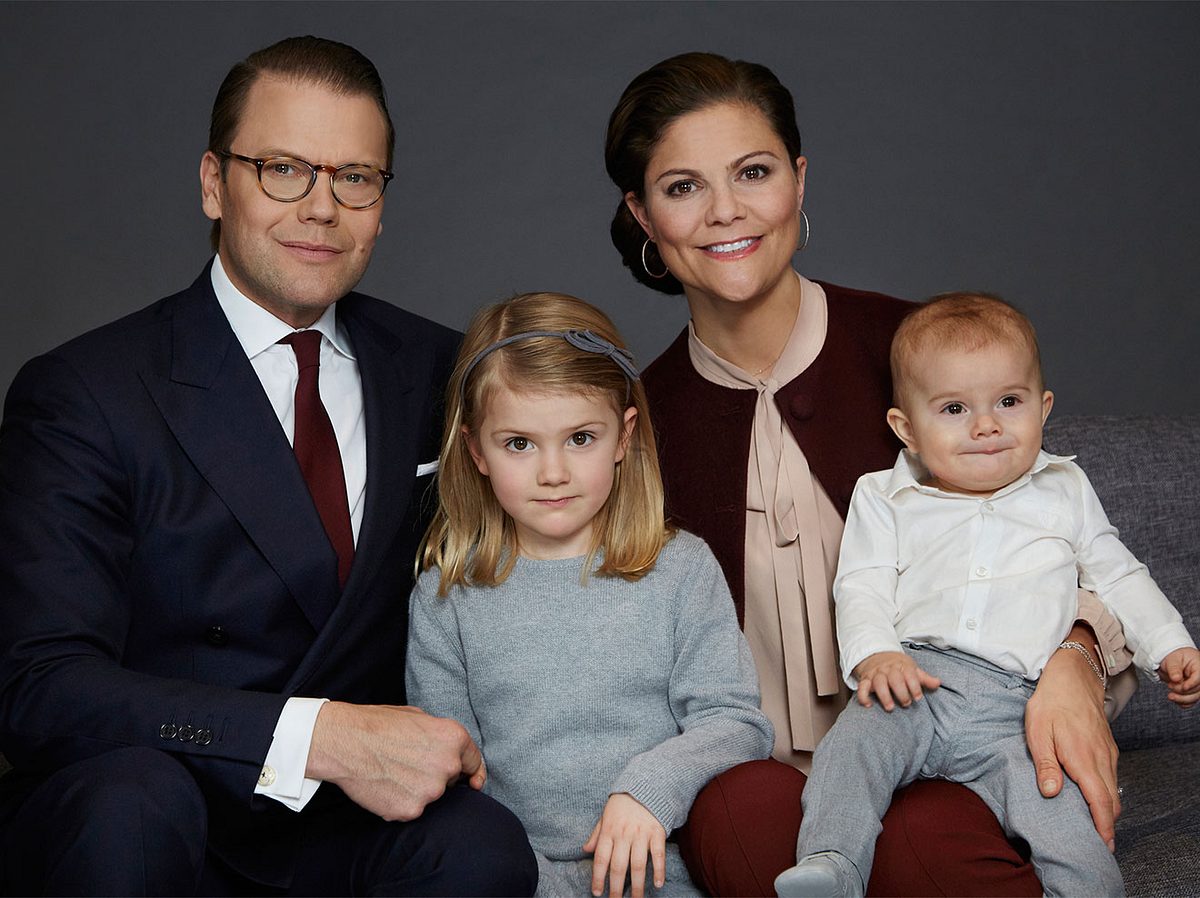 Die Familie von Victoria von Schweden ist komplett. 