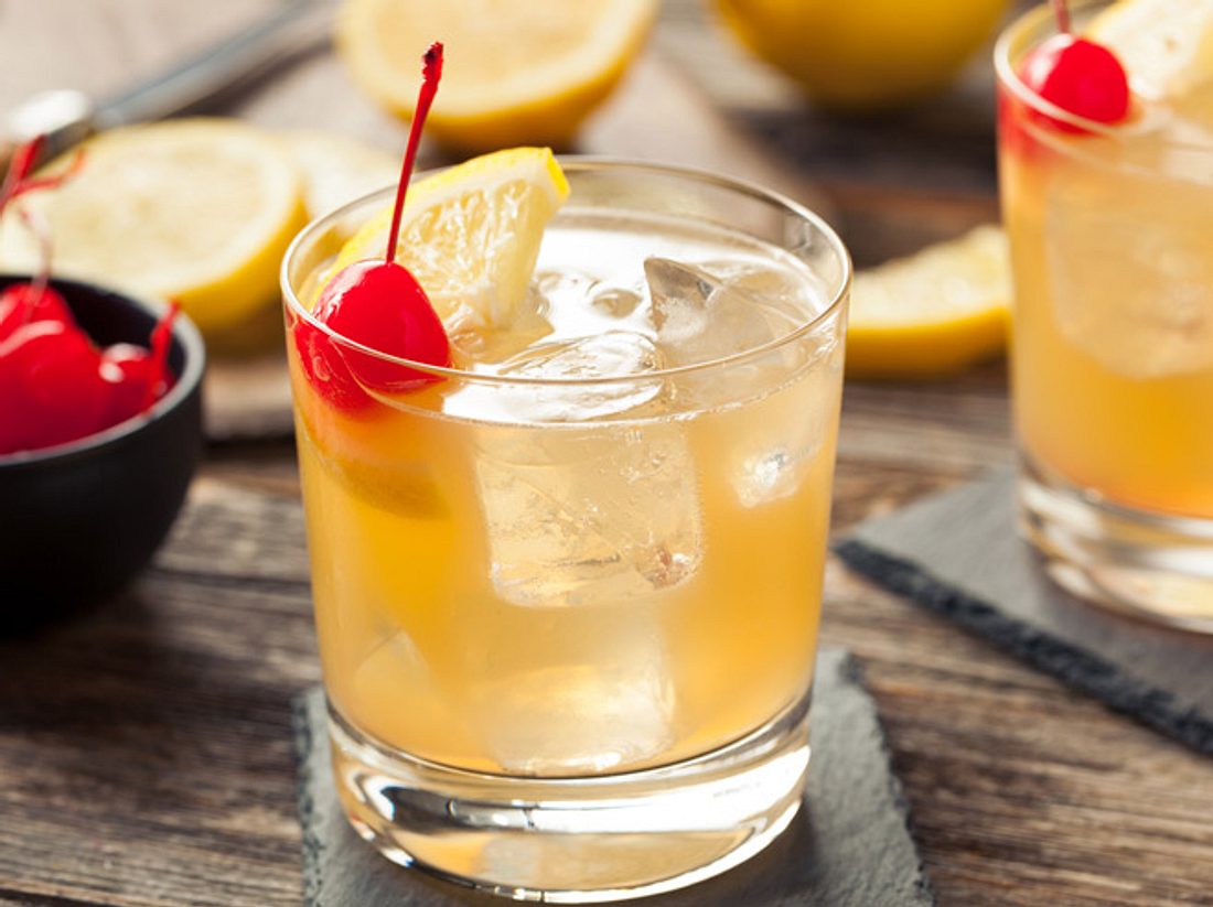 Lecker: Ein erfrischendes Getränk mit Whiskey.
