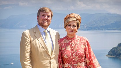 Willem-Alexander und seine Frau Máxima in Indonesien..  - Foto: GettyImages/Patrick van Katwijk