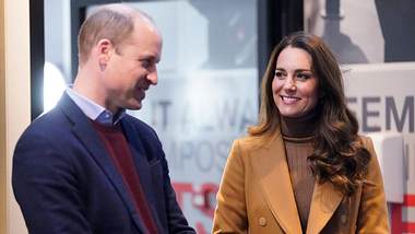 Prinz William and Kate Middleton im englischen Burnley.   - Foto: IMAGO / i Images